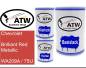 Preview: Chevrolet, Brilliant Red Metallic, WA209A / 75U: 500ml Lackdose + 500ml Klarlack + 250ml Härter - Set, von ATW Autoteile West.